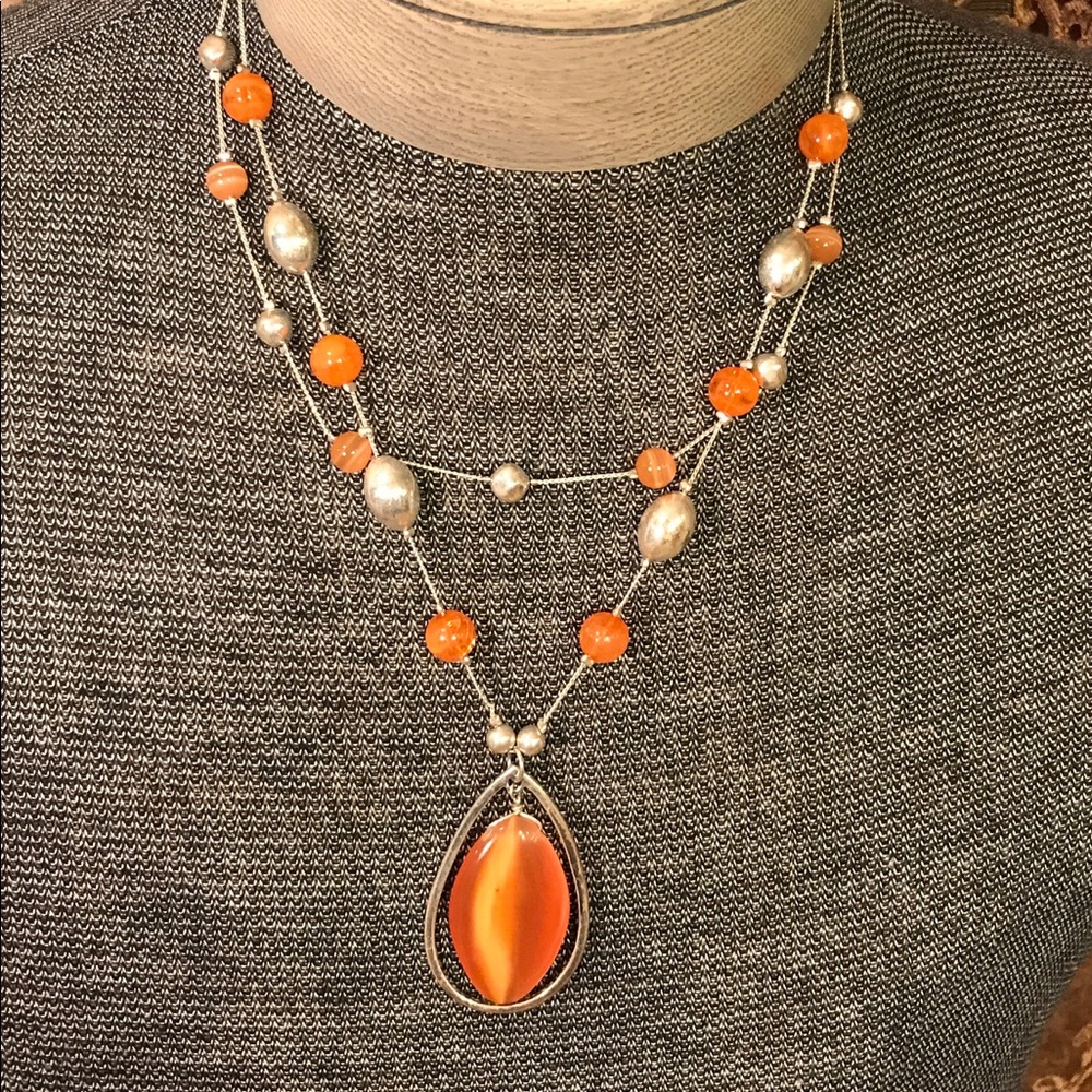 Orange necklace